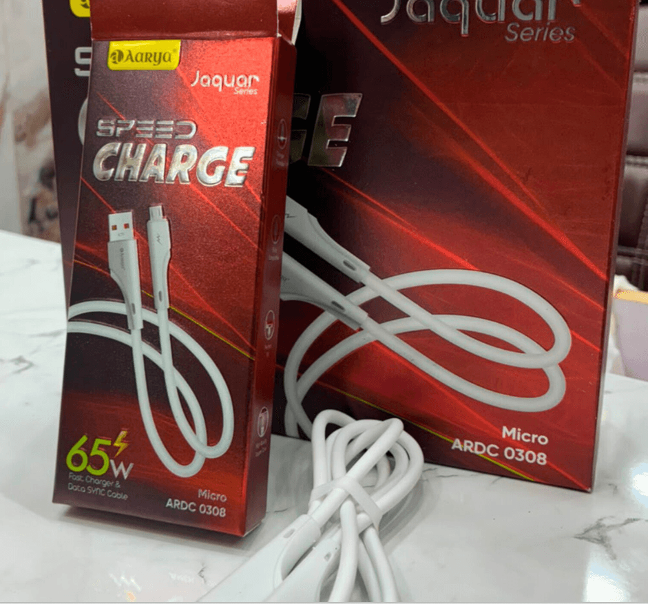 AARYA Jaquar Series ARDC-0308 Fast Charger & Data SYNC Cable