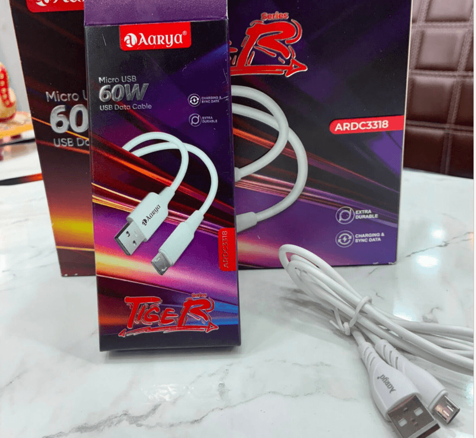 Tiger Series 60W Micro USB Data Cable