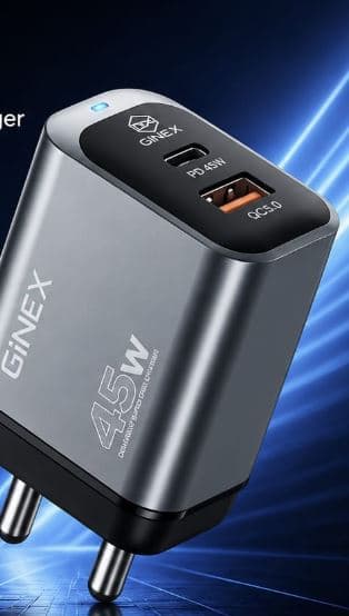 GiNEX GX-21 45W Type-C To Type-C Fast Charger.