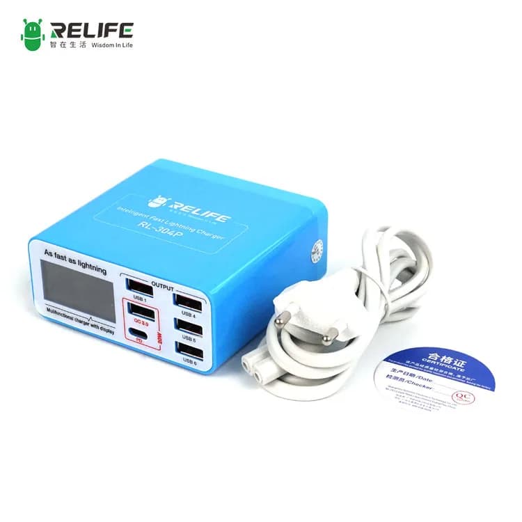 Relife 6 Port Fast Charging With C type