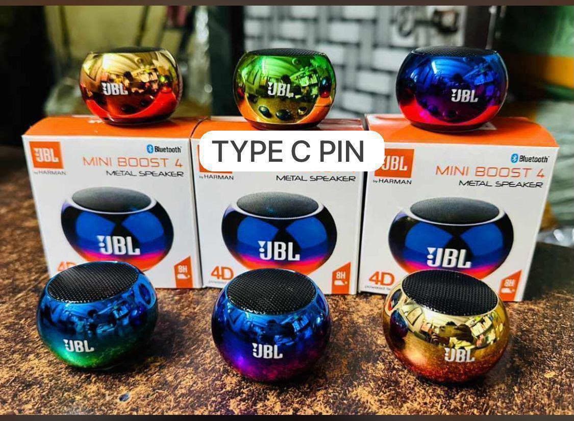 JBL Mini Boost 4 Metal Wireless Bluetooth Speaker