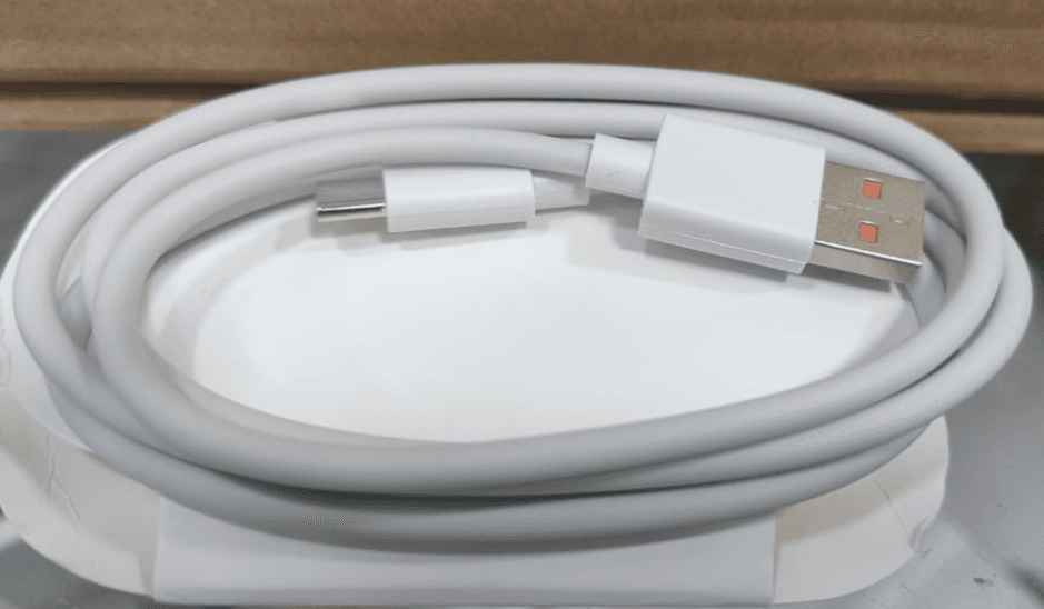 USB-A To Type-C Charging & Data Cable – White