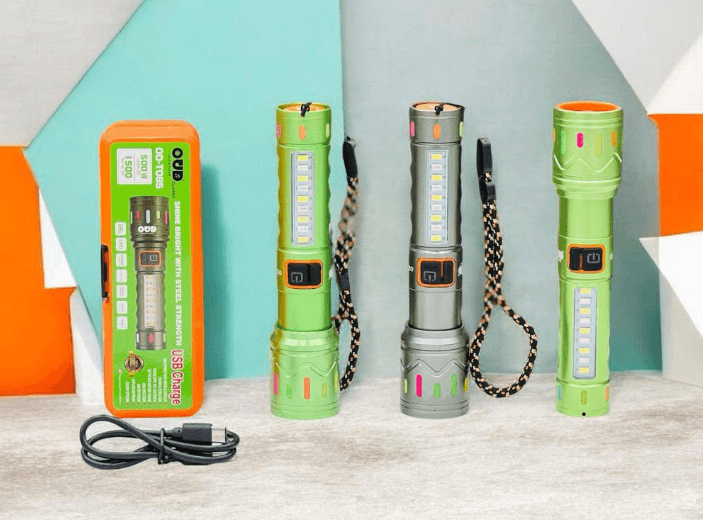 OUD OD-T085 Rechargeable LED Flashlight