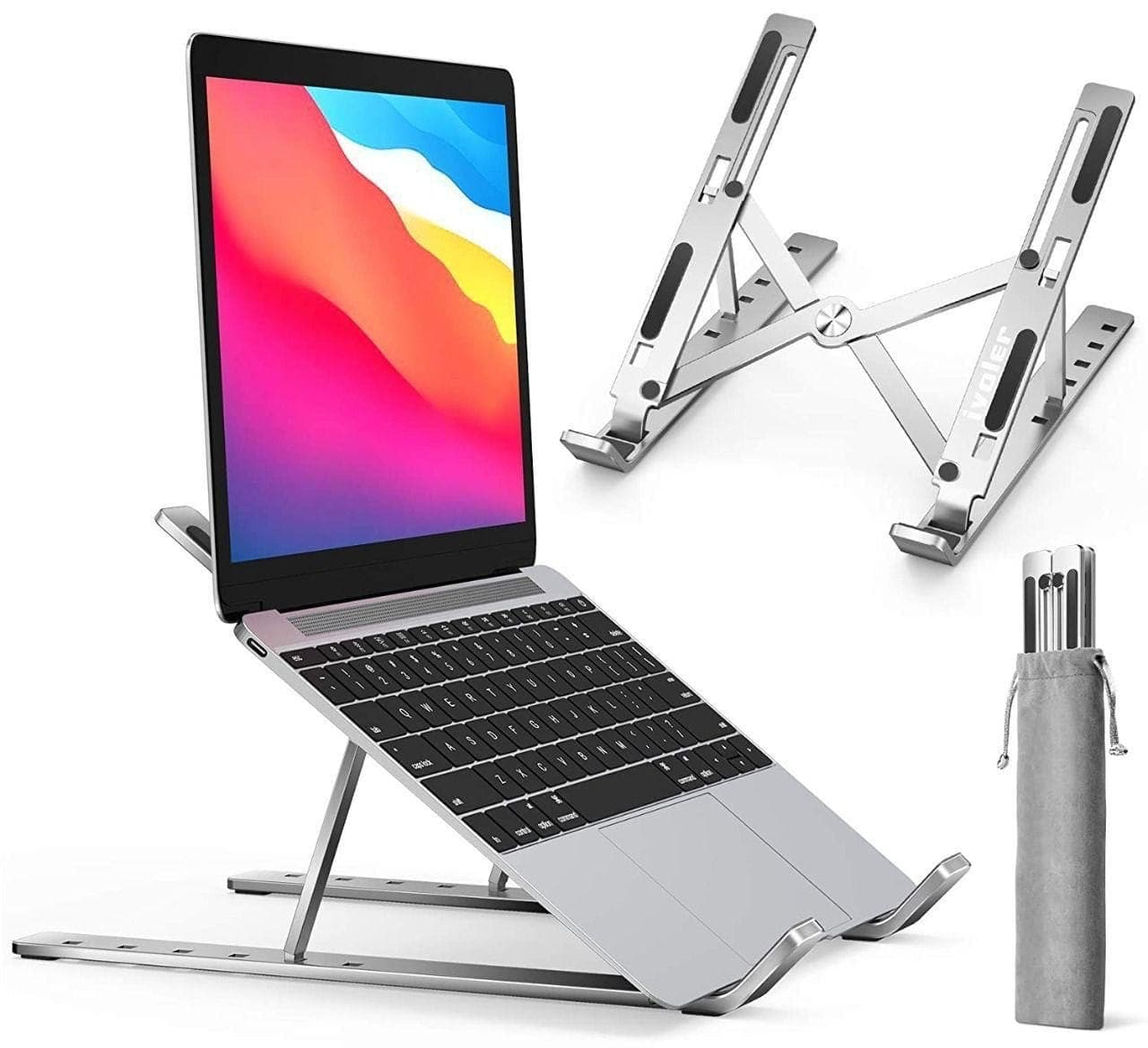 IVoler Ergonomic Adjustable Aluminum Laptop Stand