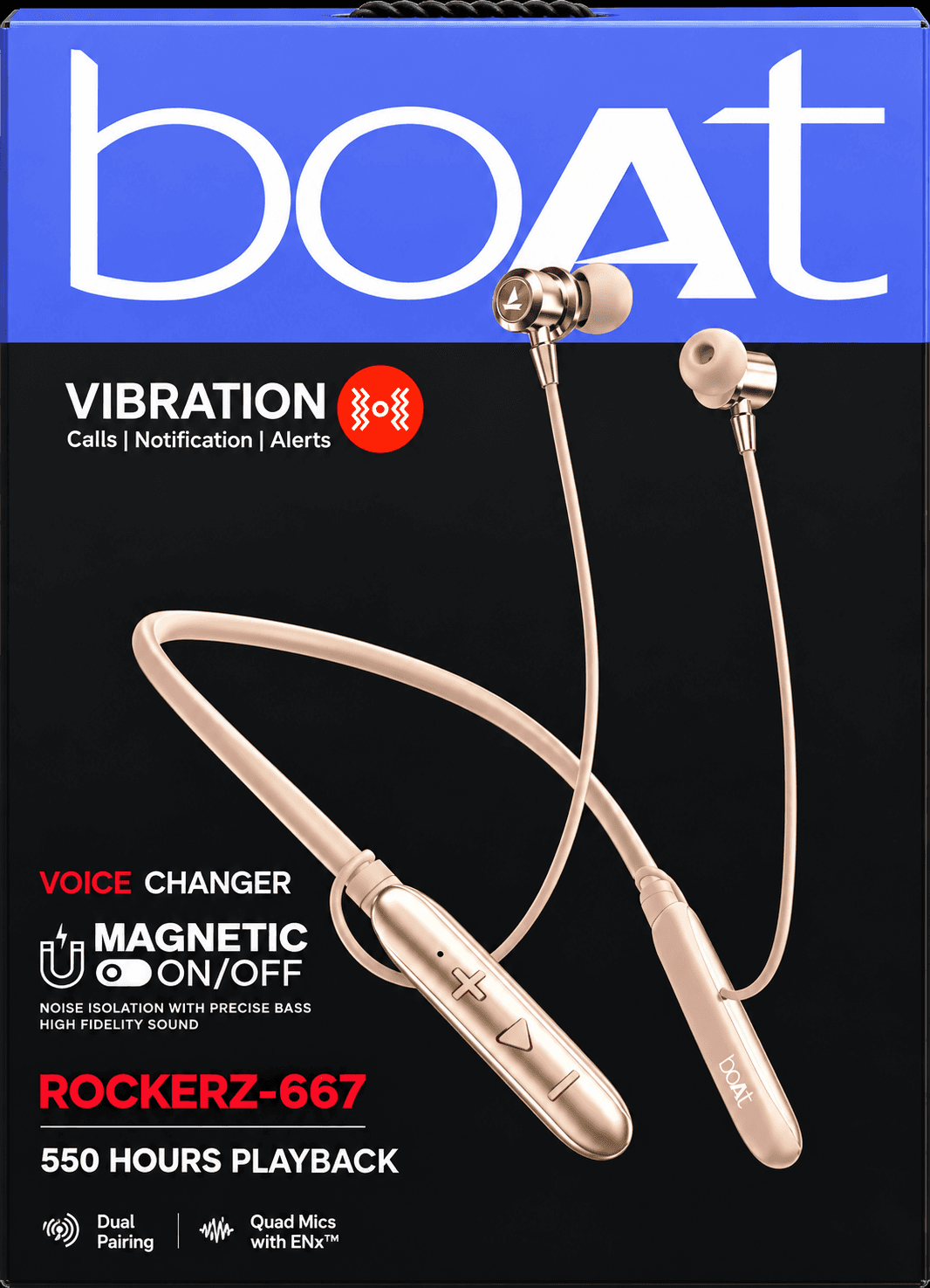 Boat Rockerz-667 Wireless Bluetooth Neckband