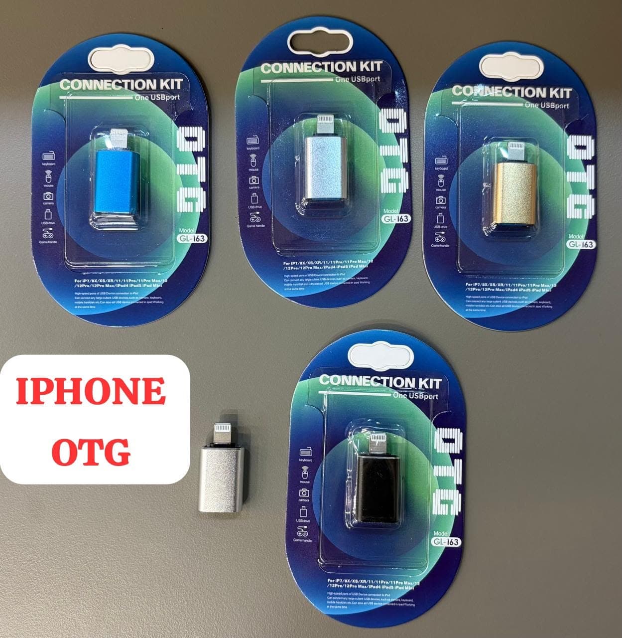 GL-163 IPhone Lightning To USB OTG Connection Kit