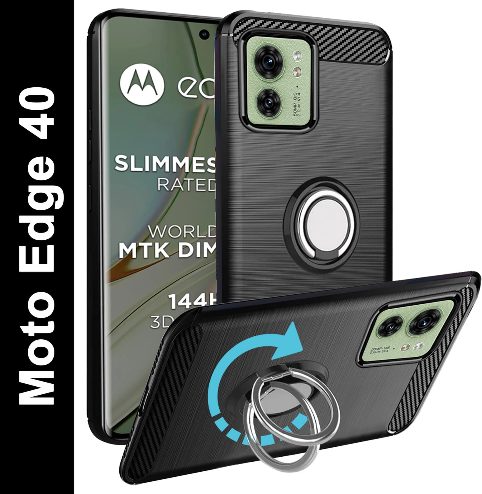 Flexible Silicone Back Cover for Motorola G96 5G