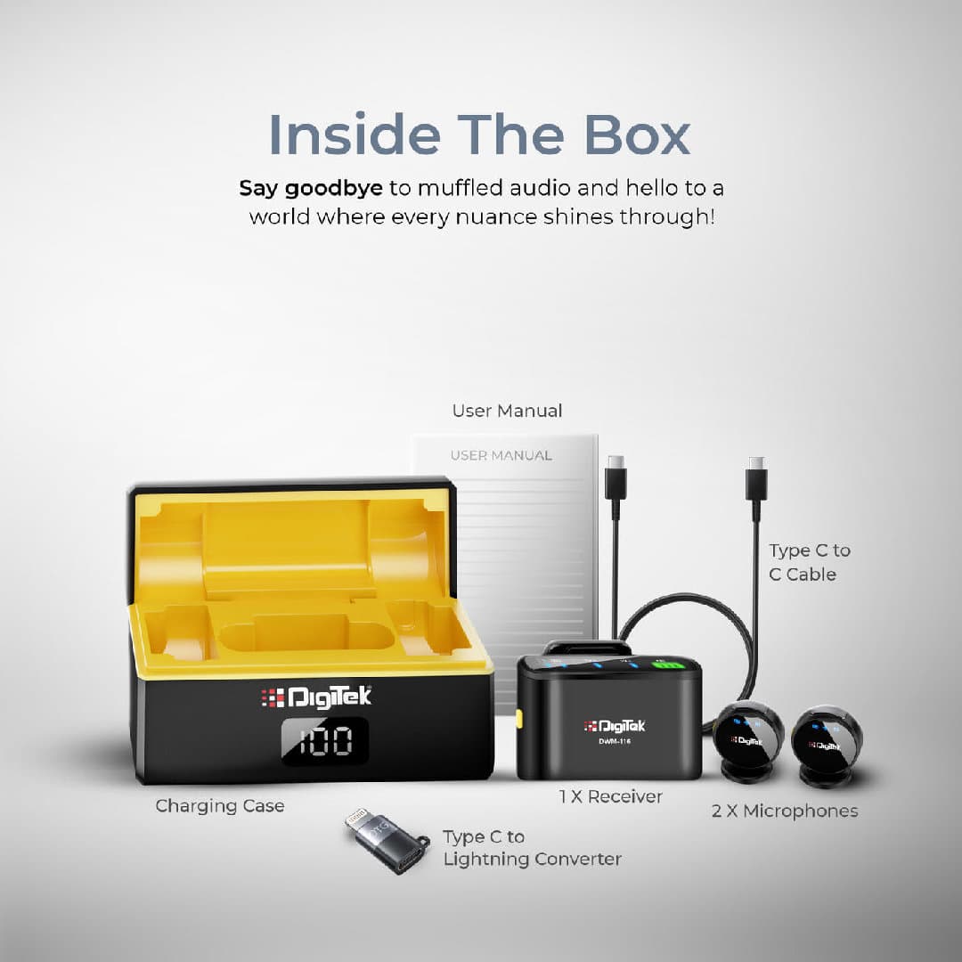 DIGITEK (DWM-116) 2-in-1 Wireless Microphone image 2