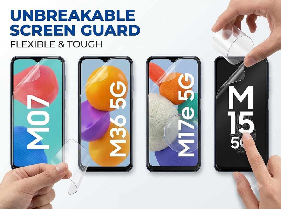 Unbreakable Screen Guard For Samsung Mobile Phones