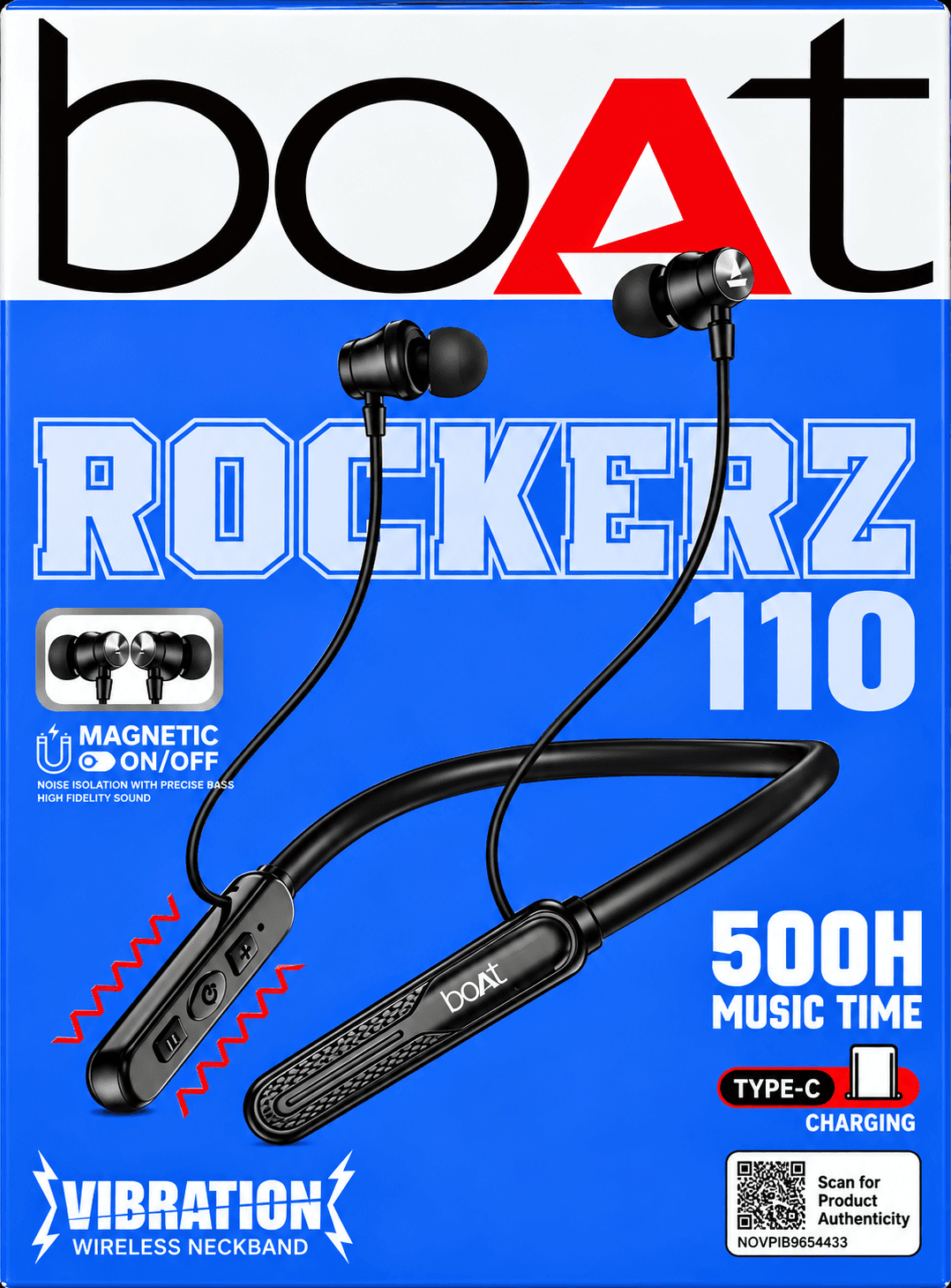 Boat Rockerz 110 Wireless Bluetooth Neckband