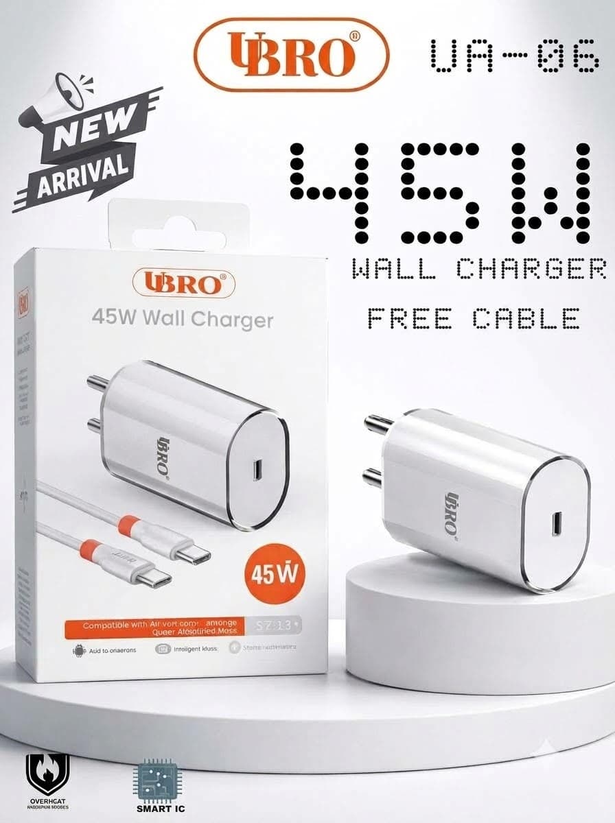 UBRO UA-06 45W Wall Charger