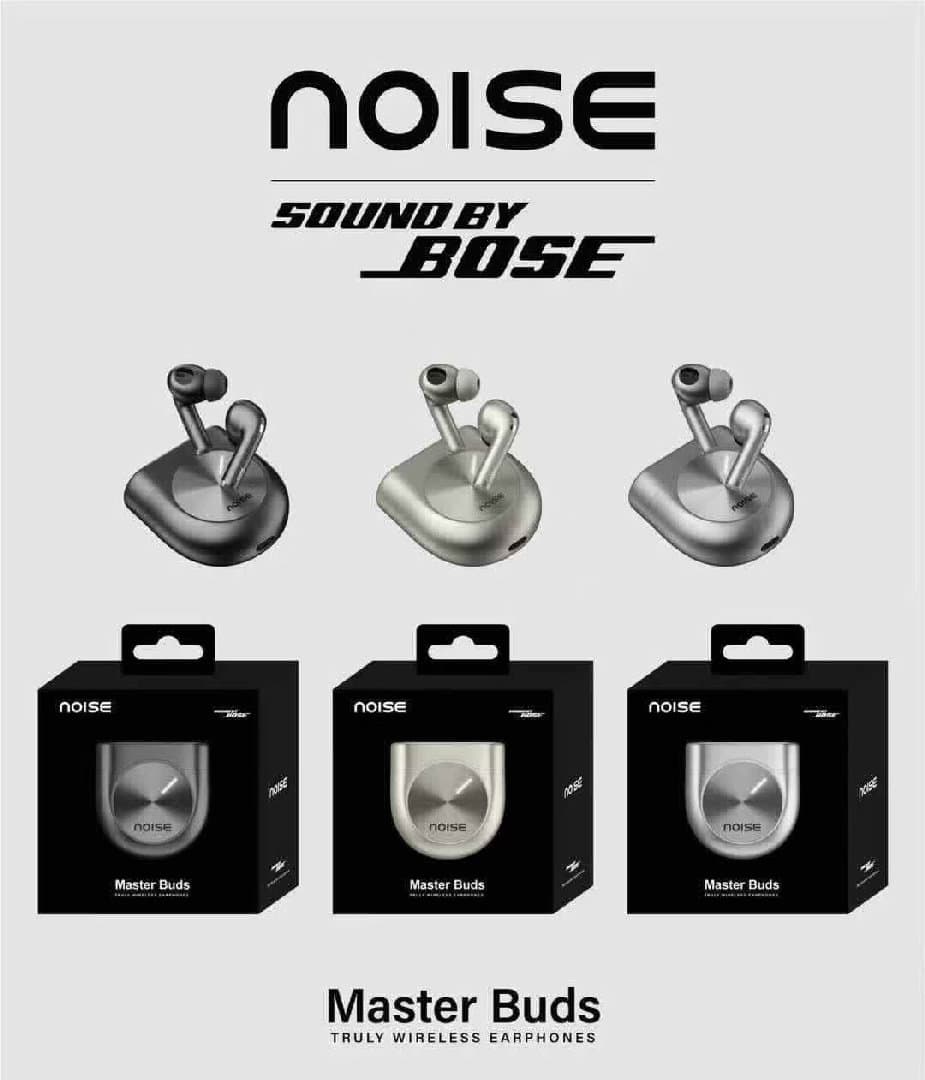 NOISE MASTER SOUND BY BOSE BUDS WITH VOLUME CONTROL MATT FINISHING BEST SOUND QUALITY 3 COLOUR image 2