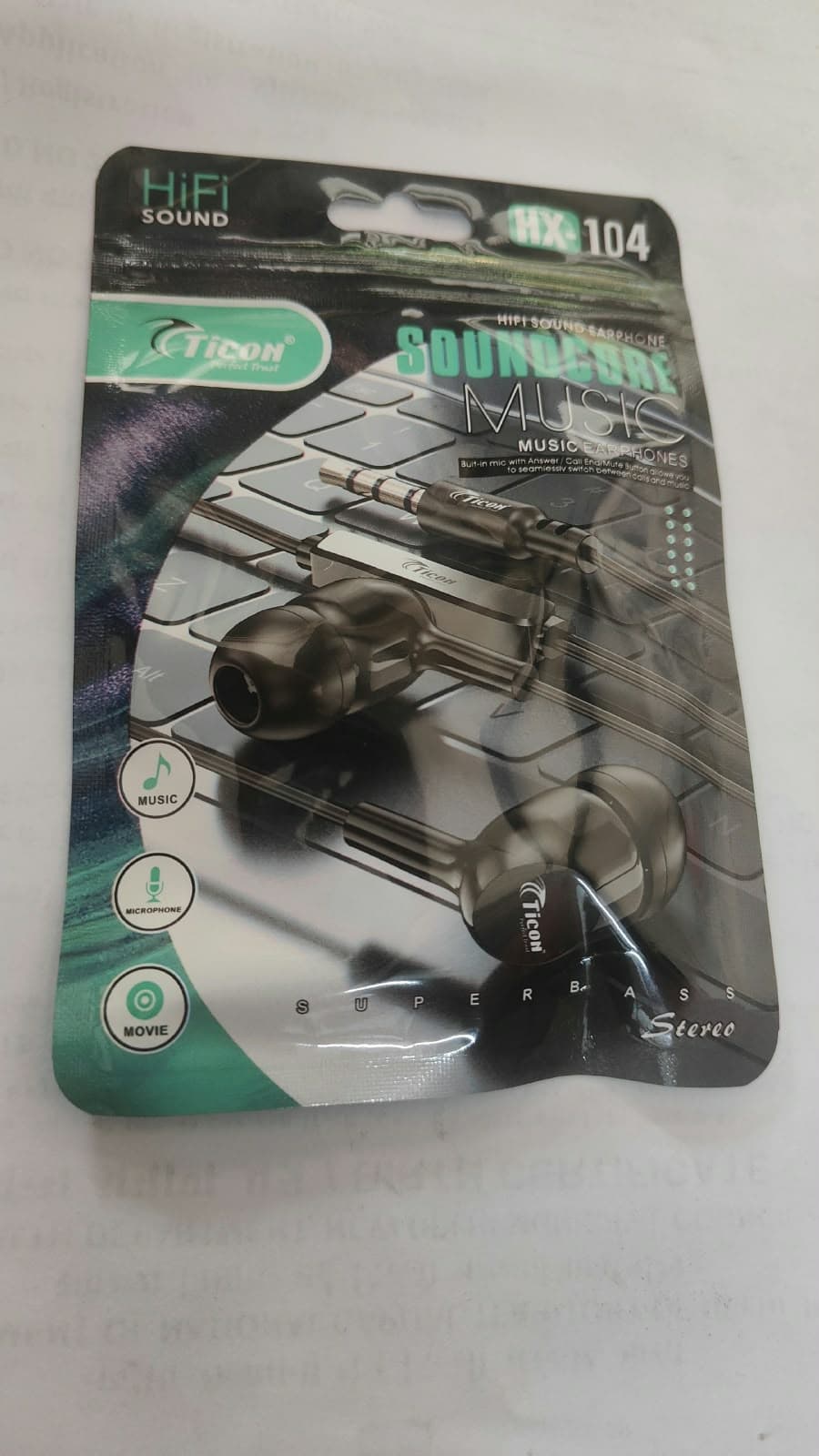 Ticon HX-104 Soundcore Earphones