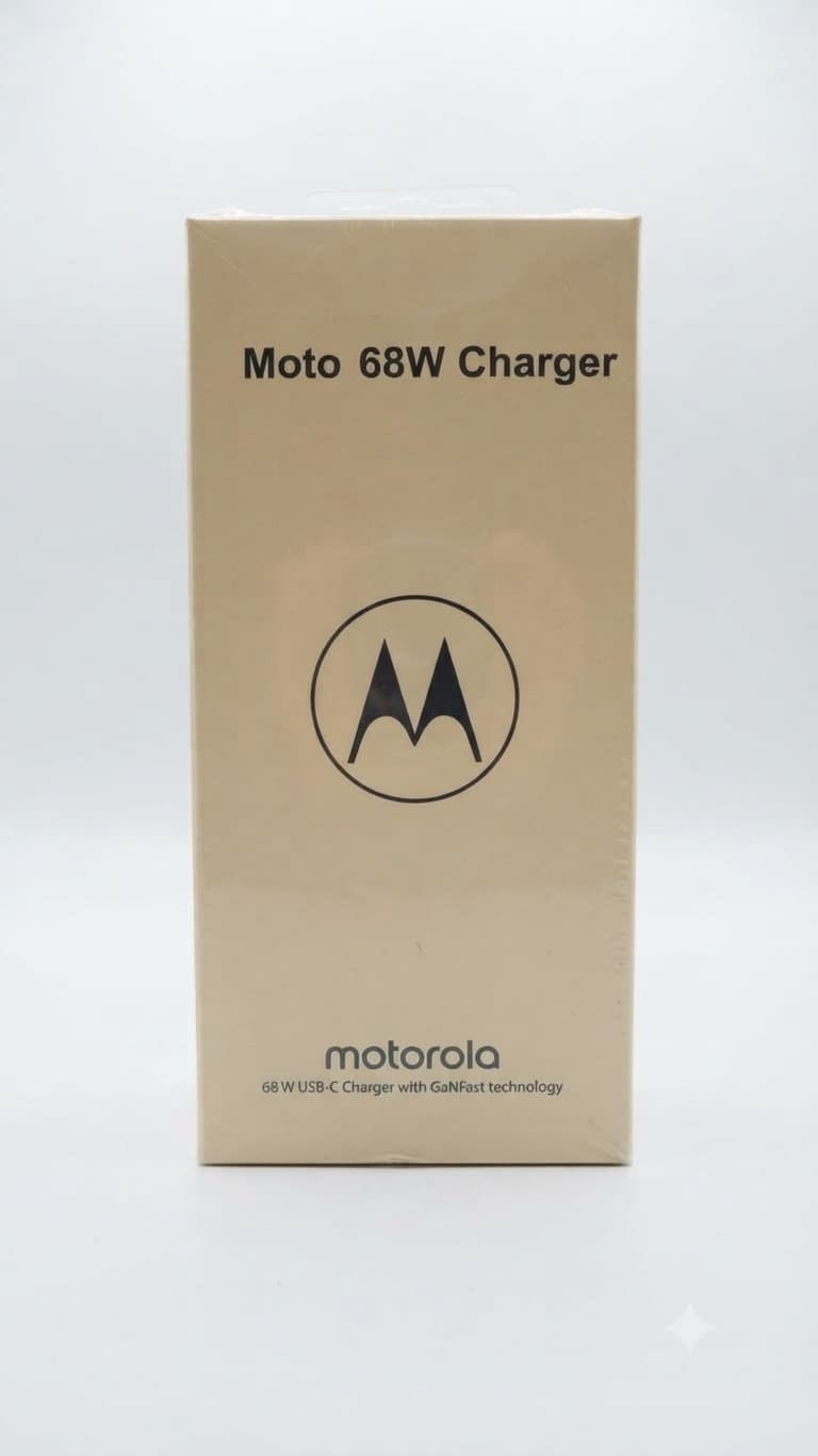 Moto 68W TurboPower USB-C Fast Charger With GaNFast Technology