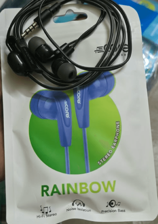 CORE Rainbow Stereo Earphone