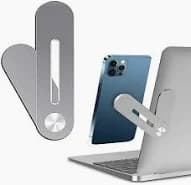Laptop Side Mount Clip, Magnetic Phone Mount