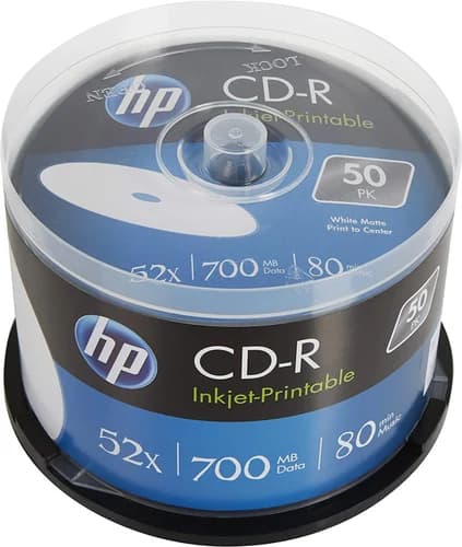 HP CD R IJP 700MB 52X 50Pack Spindle