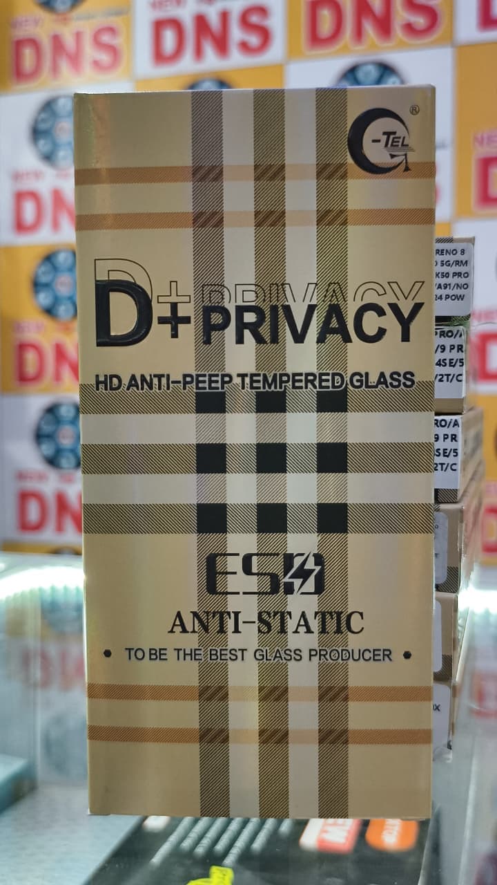G-Tel D+ Privacy HD Anti-Peep Tempered Glass