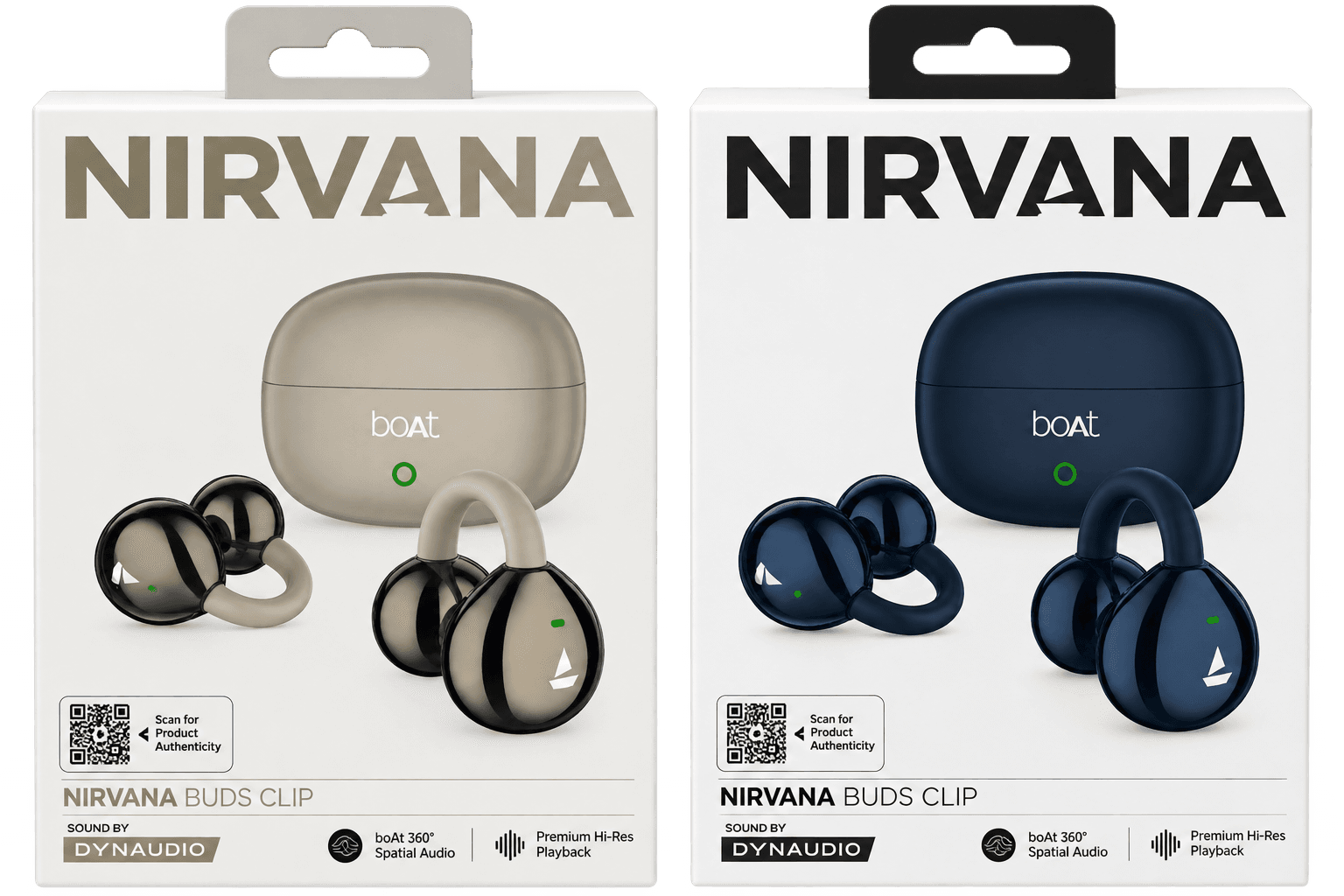 Boat Nirvana Buds Clip / Open-Ear TWS Earbuds