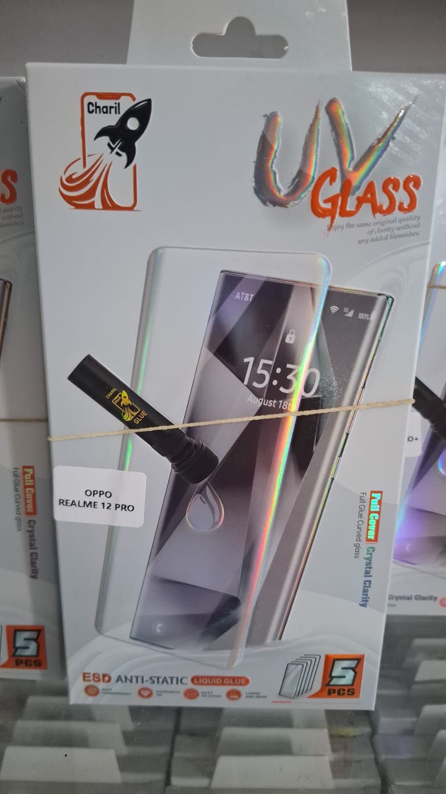 Charil UV Glass Screen Protector Liquid UV Tempered Glass for Smartphones