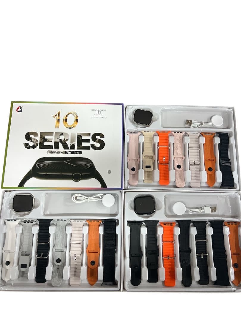 Smart watch series 10 with 7 belt option image 1