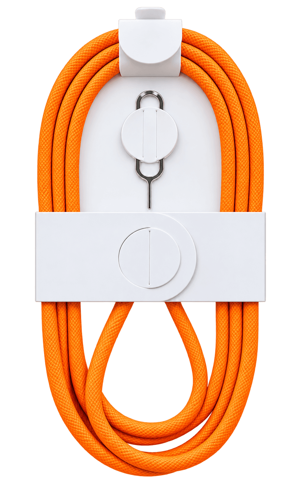 Orange 60W USB Type-C To Type-C Nylon Braided Fast Charging Data Cable
