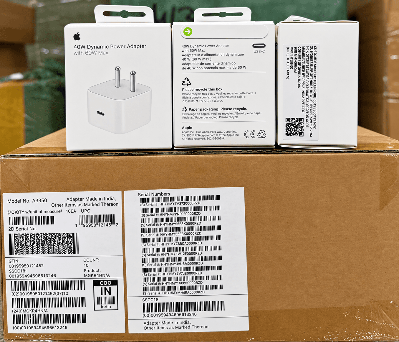 Apple 40W Dynamic Power Adapter With 60W Max IPhone (18pro) Series - Dynamic Power
