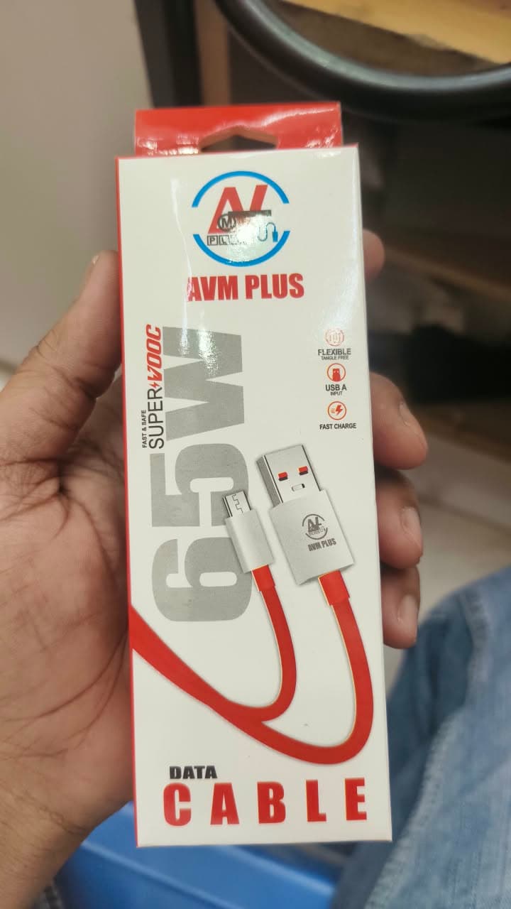 Avm Plus 65w Supervooc Fast Charging Data Cable image 2