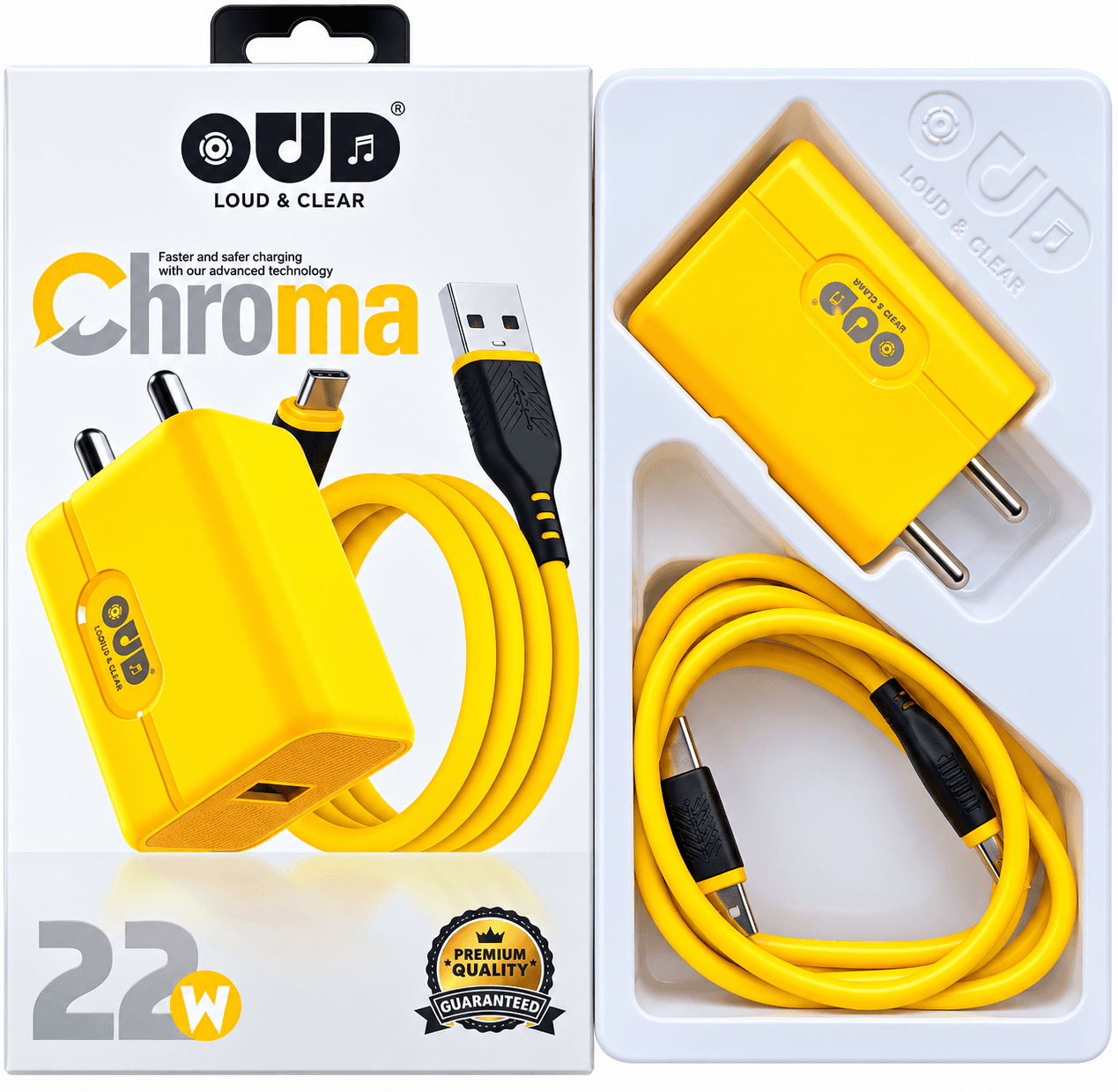 OUD Chroma OD-CH-5009 22W Single USB Charger Type-C