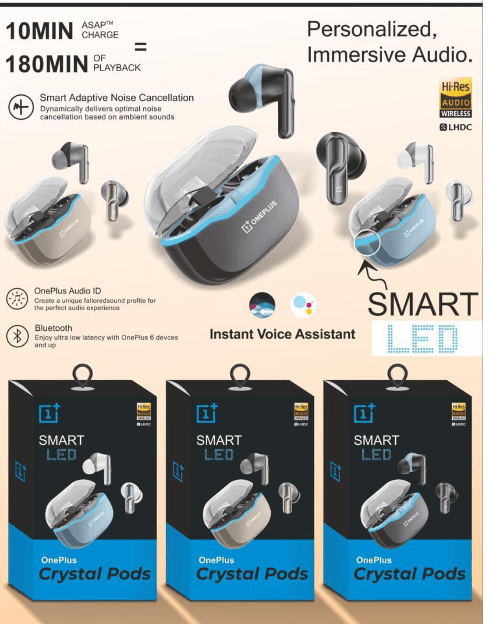 Earbuds smart Crystal Pods image 3