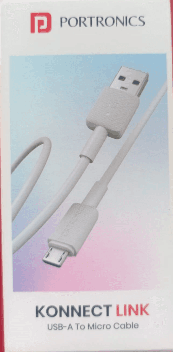 Portronics Konnect Link USB-A To Micro USB Cable