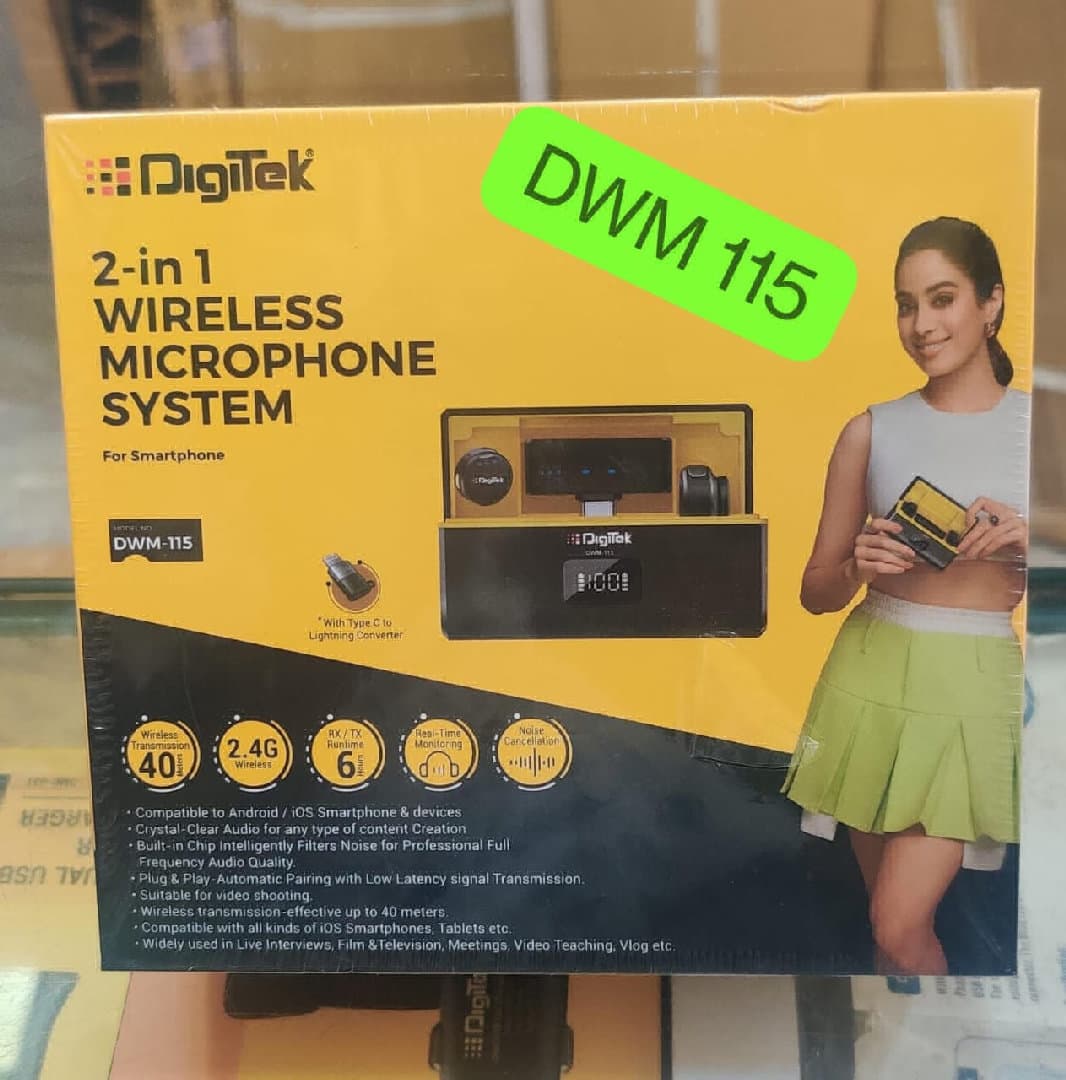 DIGITEK (DWM-115) 2-in-1 Wireless Microphone image 4