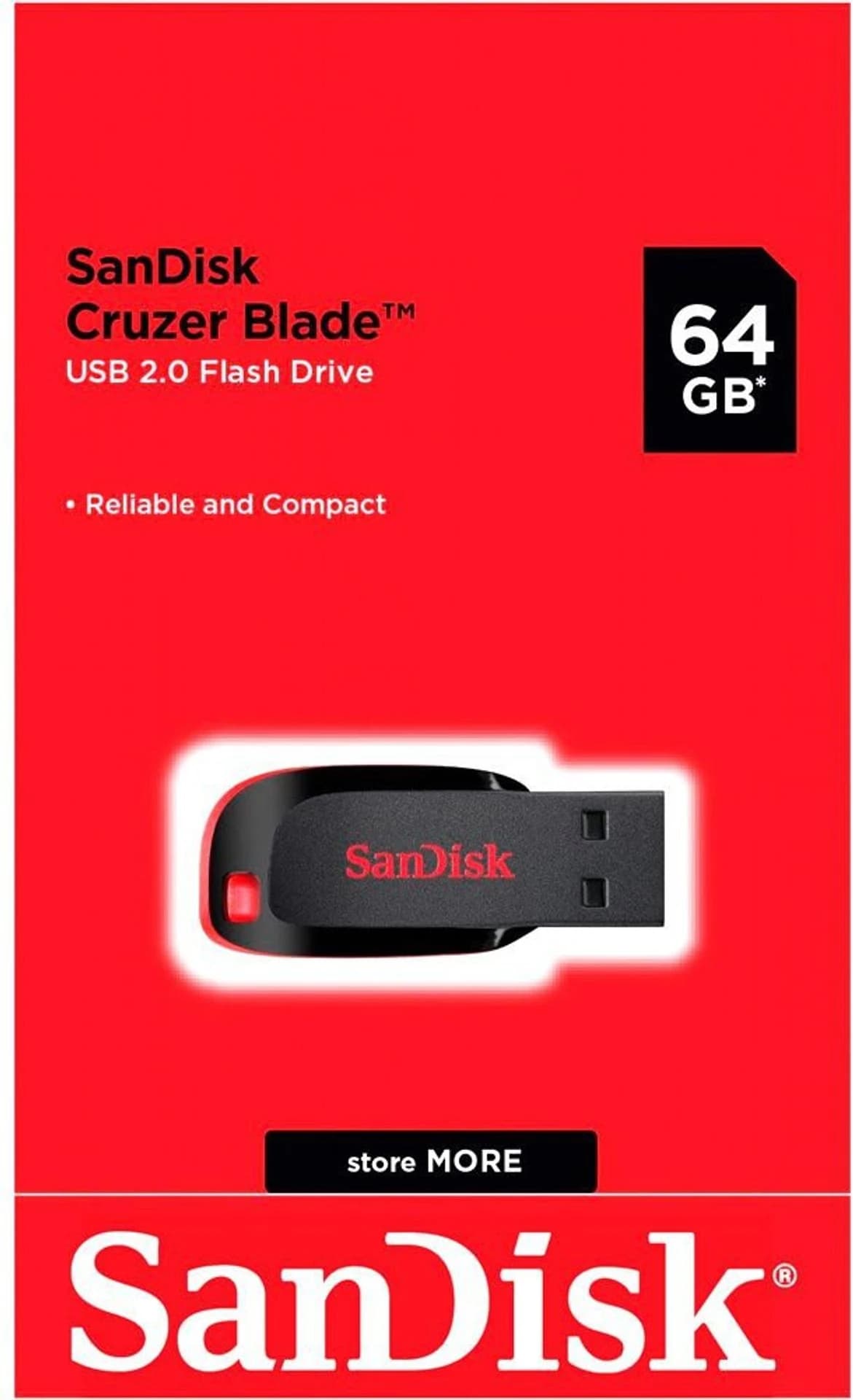 SanDisk Cruzer Blade 64GB USB 2.0 Flash Drive image 3