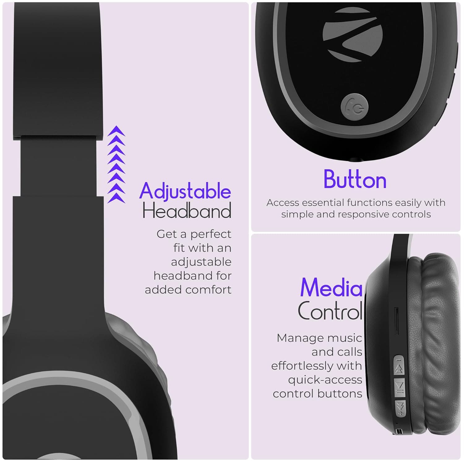 ZEB-BOOM Wireless Headphones image 4