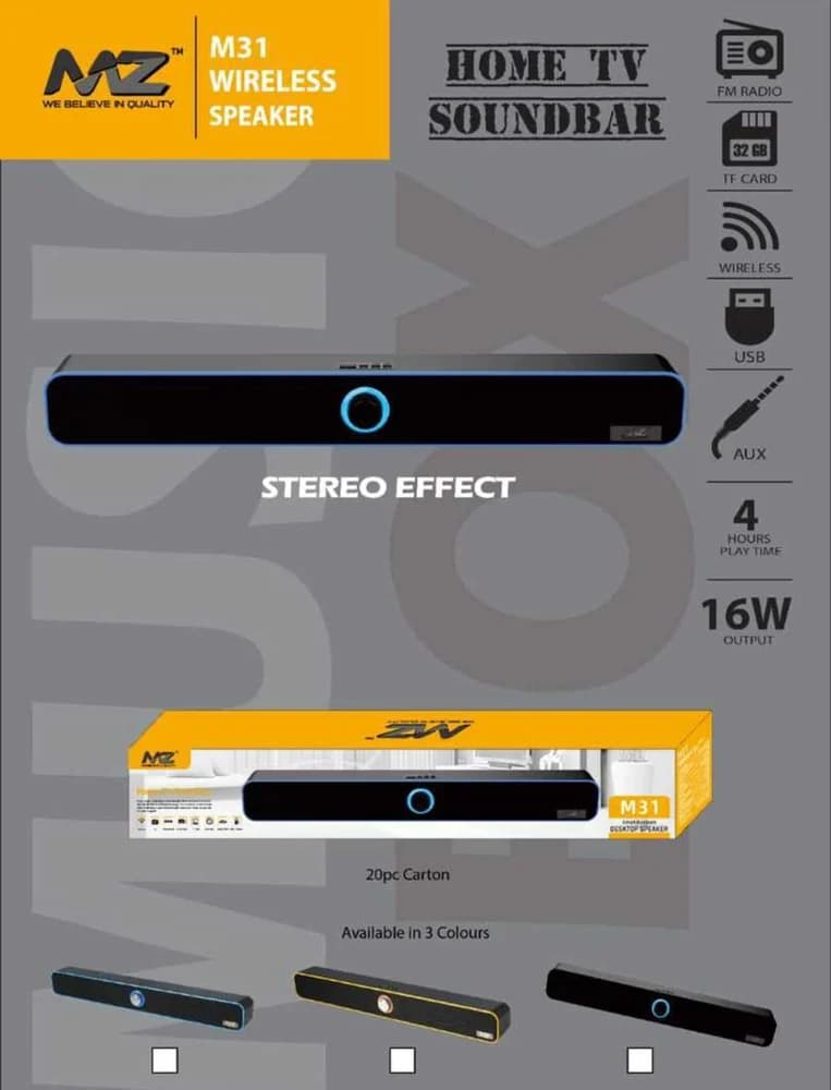 MZ M31 Wireless Speaker image 3