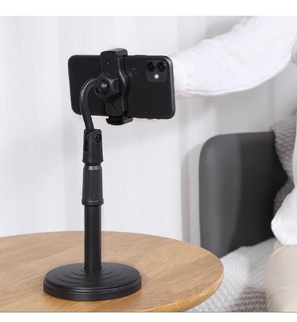 Mobile Stand for Table - Adjustable Height Phone Holder for Desktop, Hands-Free Viewing and Convenient Use image 4