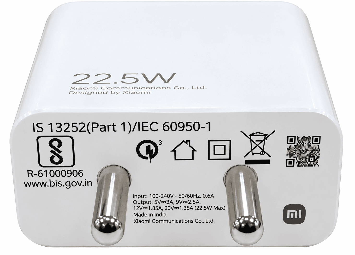 25W Fast Charging Mobile Charger Adapter
