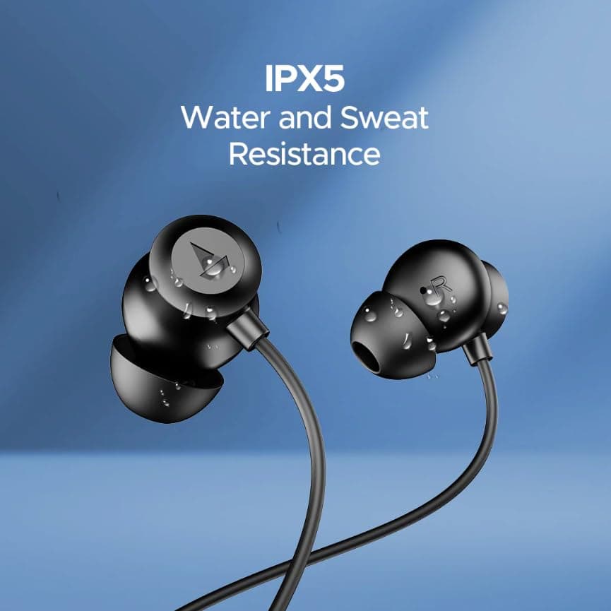 boAt Rockerz Summit wireless neckband earphones.