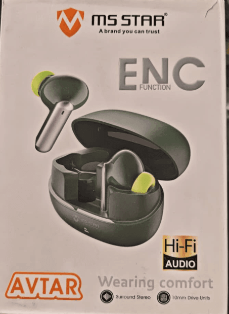 MS STAR AVTAR ENC True Wireless Earbuds