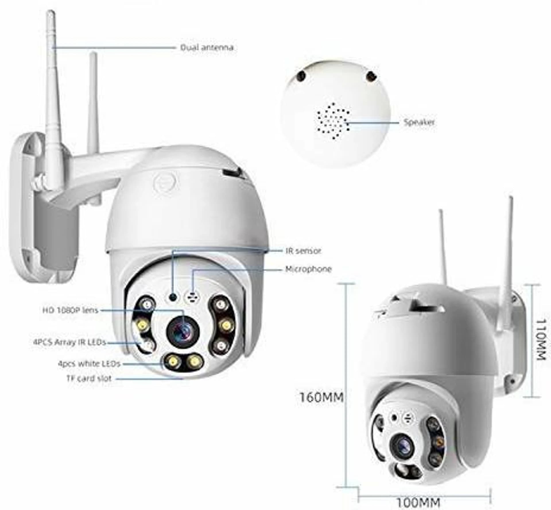 WiFi PTZ Outdoor Security Camera image 3