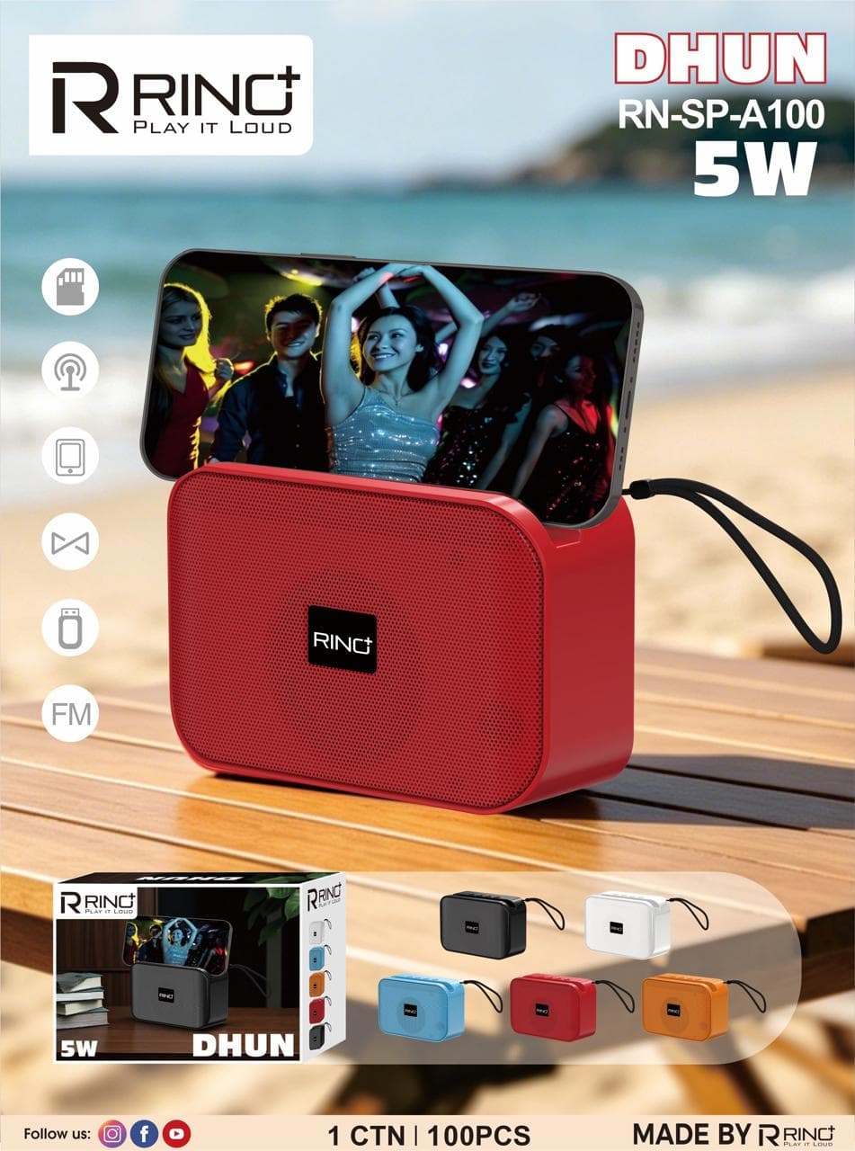Rino+ DHUN Portable Wireless Speaker (RN-SP-A100)