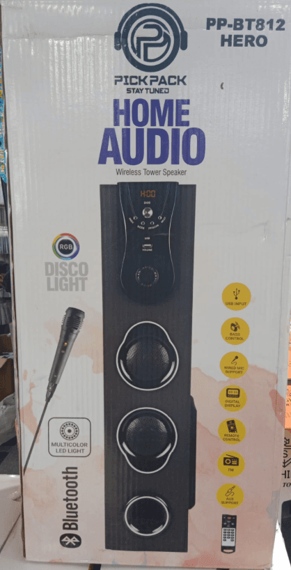 Pick Pack PP-BT812 Hero Wireless Tower Speaker