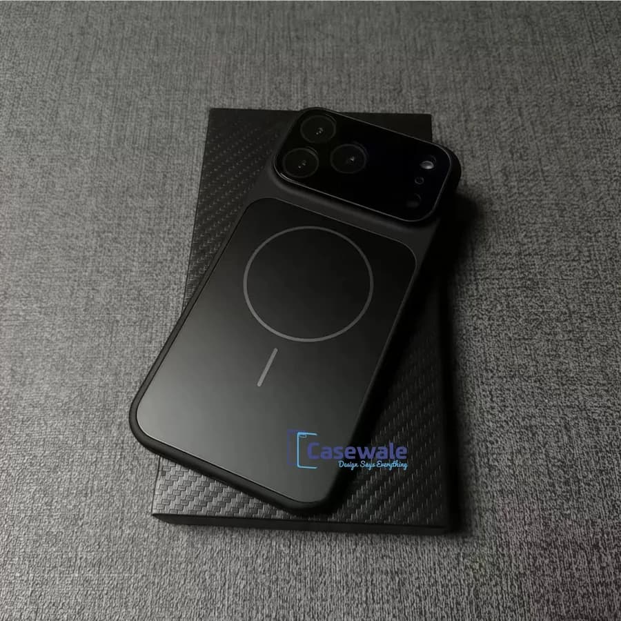 IPhone 17/ 17 Pro / 17 Pro Max Glass Apple Logo Case Cover with Camera Lens Protector image 2