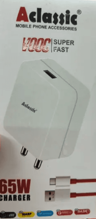 Vooc Super Fast Charger 65 W