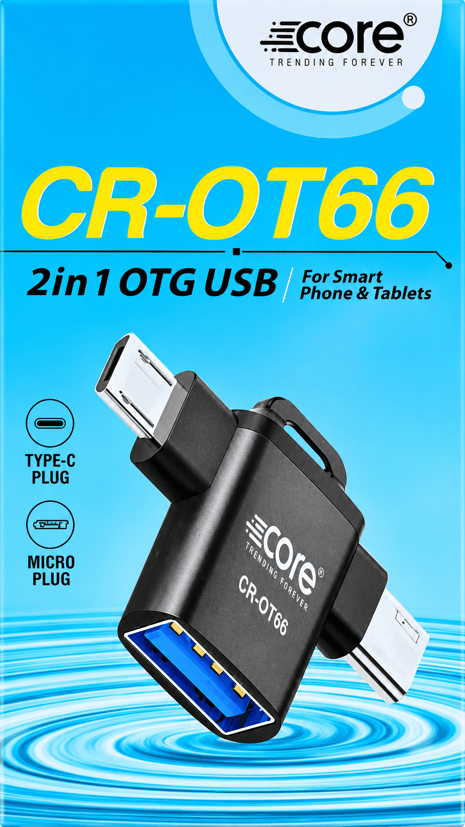 Core CR-OT66 3In1 OTG USB Adapter