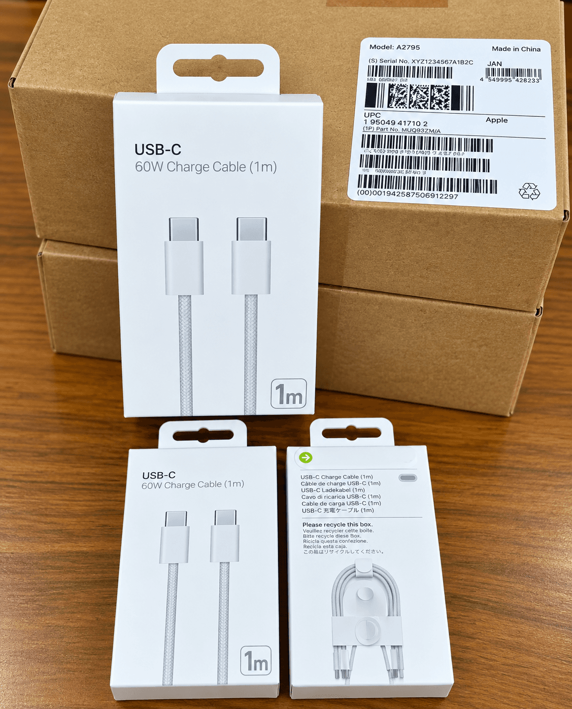 USB-C 60W Charge Cable (1m)