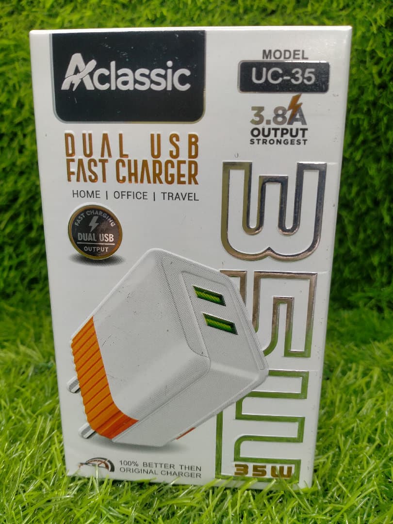 35W DUAL USB FAST CHARGER UC-35 image 2