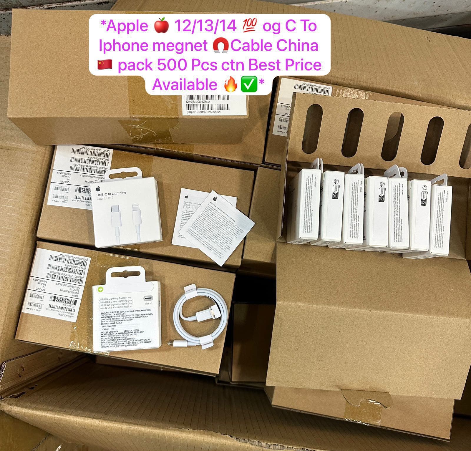 Apple USB-C To Lightning Cable (1m)