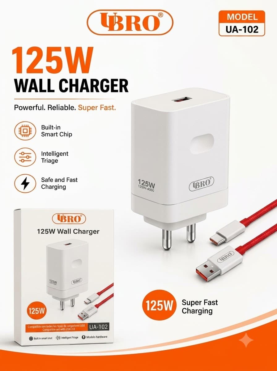 UBRO UA-102 125W Wall Charger