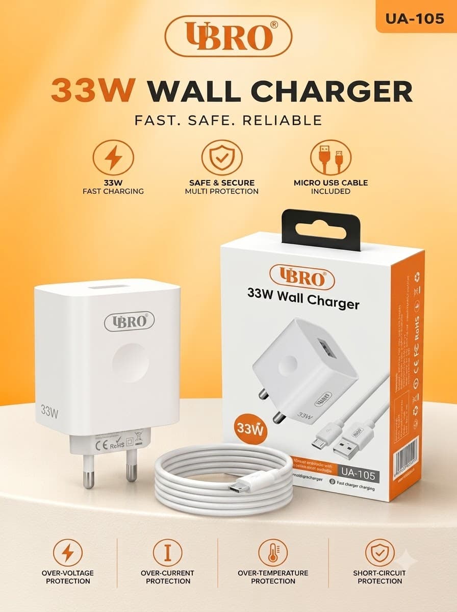 Ubro UA-105 33W Wall Charger